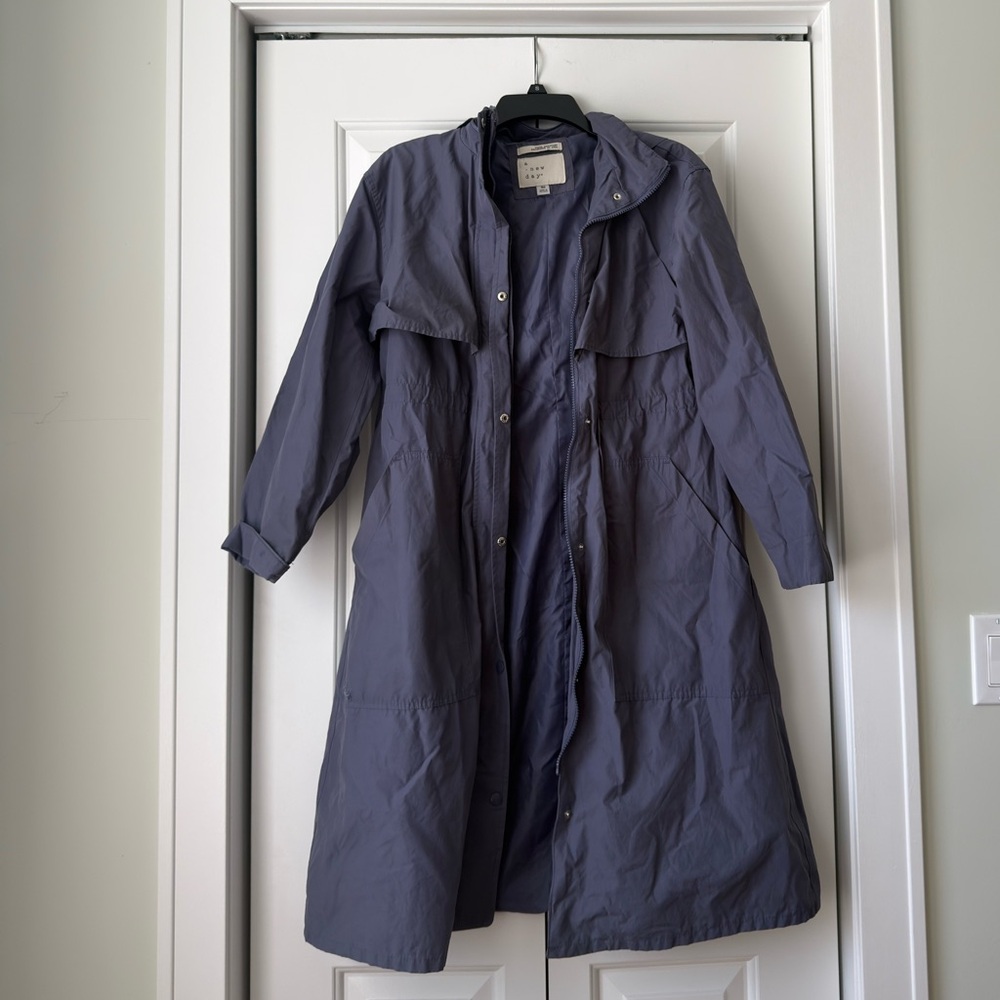 a new day Women's blue Trench Coat